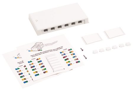 SURFACE BOX C/12 PORTAS BRANCA