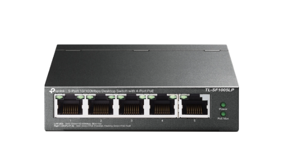 SW. 5P 10/100 MESA C/4PORTA POE