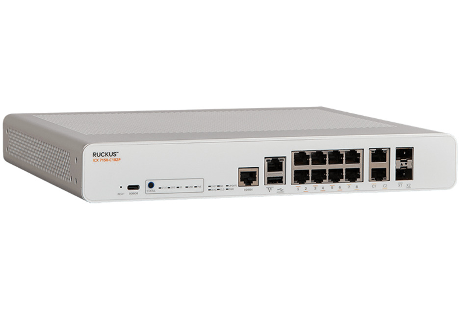 SW ICX7150 8P POE 2.5G+2P RJ45 10G