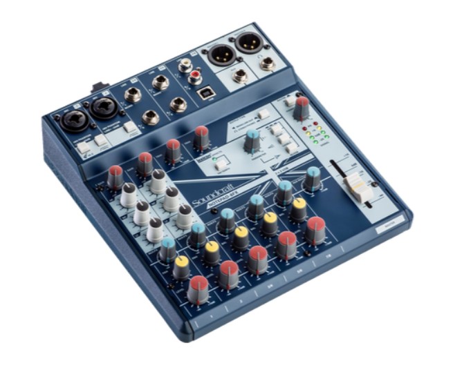 MIXER 8 CANAIS COM EFEITO E USB