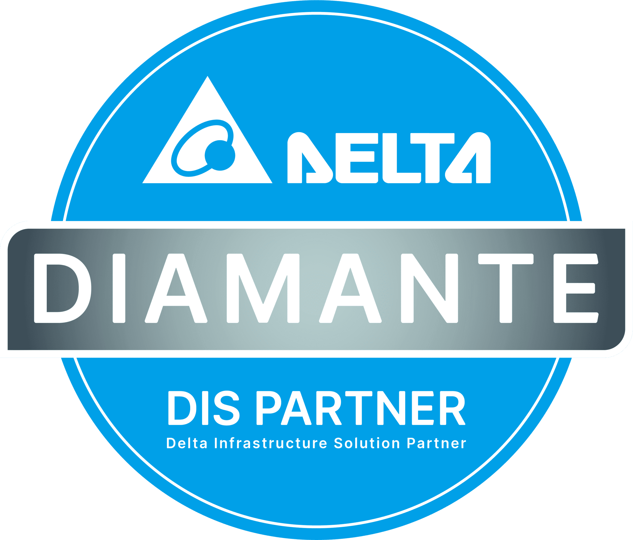 estamos orgulhosos em anunciar que recebemos a classificação DIS - Delta Infrastructure Solution Partner nível Diamante.