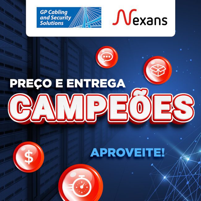 Nexans a pronta entrega e preços campeões. Compre na GP CABLING. Consulte preços e estoques online em www.gpcabling.com.br/nexans