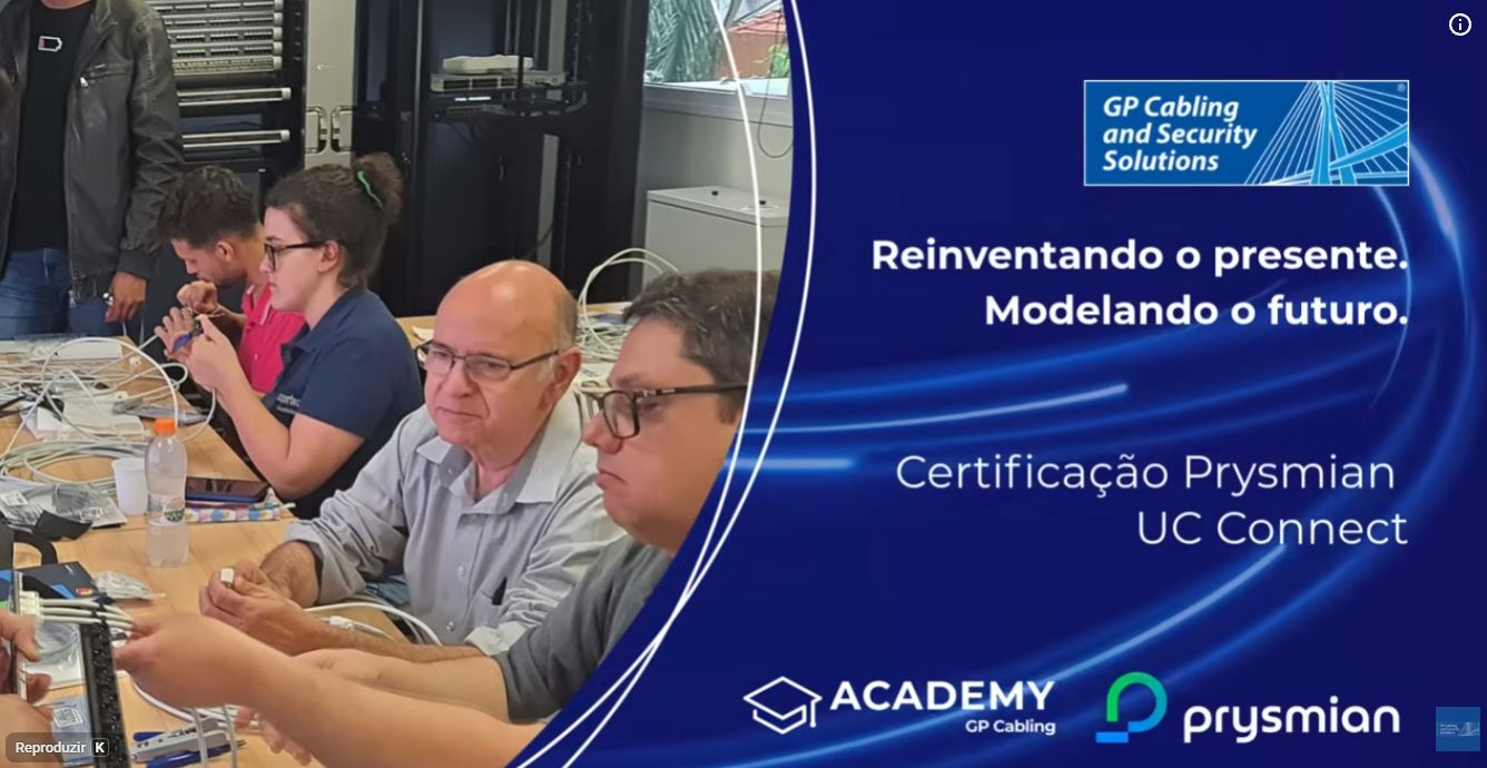 certificação prysmian cabeamento estruturado gp cabling