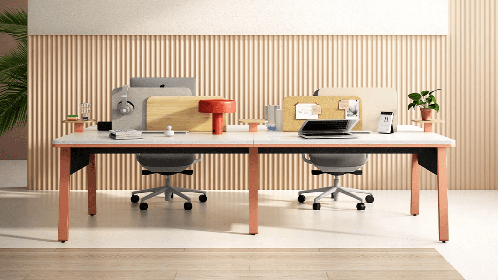 Volta. Workstation para Equipes. mesa para escritório