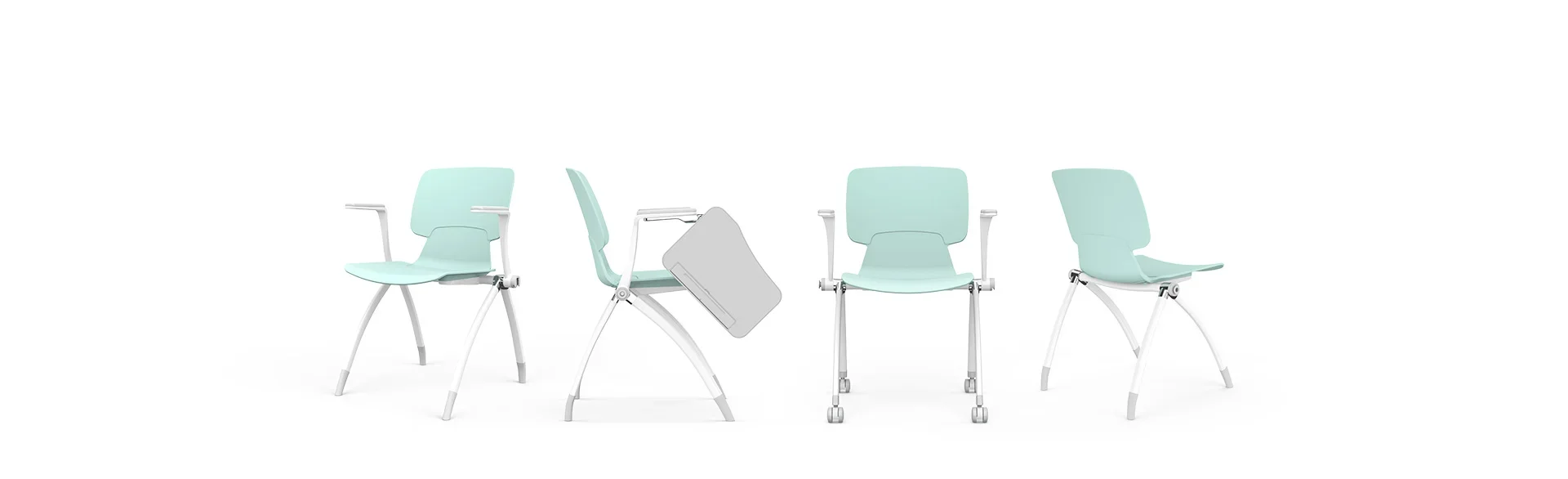 Cadeira para Treinamento Seti  Versátil Confortável e de Design Moderno