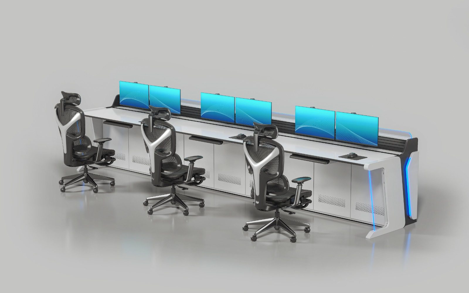 Mesas Console para CCO, Date Centers, indústrias e muito mais! GP Cabling Design