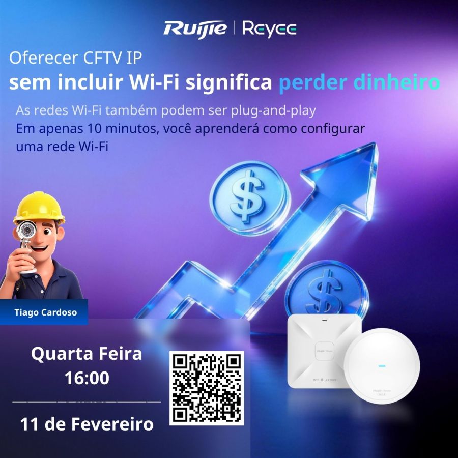 Webinar CFTV IP Rujie