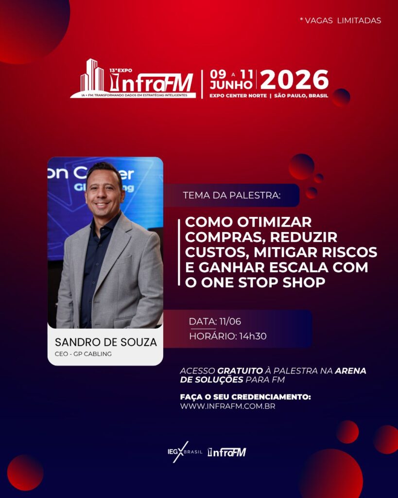 Sandro de Souza será palestrante na INFRA FM