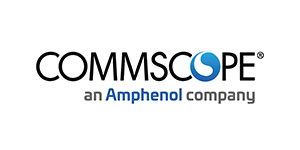 COMMSCOPE logo with the tagline an Amphenol company