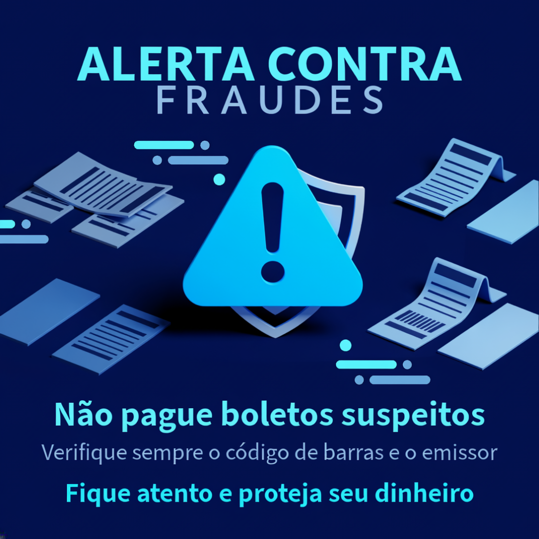 ALERTA DE SEGURANÇA – BOLETOS FRAUDULENTOS