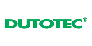 DUTOTEC® logo in bold green letters on a white background