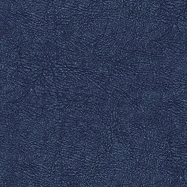 Dark blue leather texture with fine grain and subtle creases in the surface