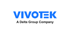 VIVOTEK logo in blue with the tagline A Delta Group Company underneath