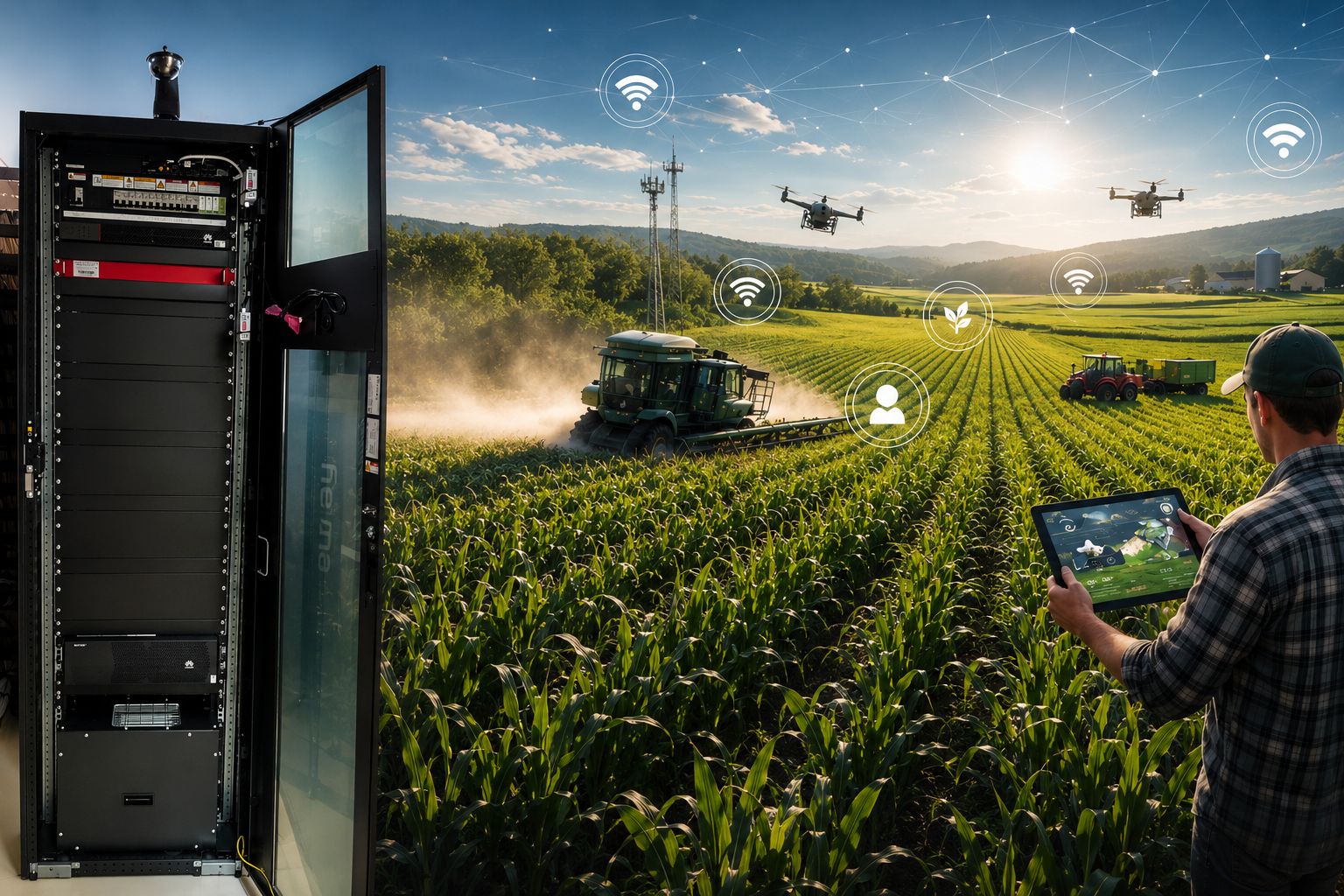 A Huavei leva suas soluções de datacenter para o setor Agrícola