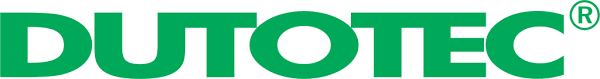 DUTOTEC logo in bold green letters wordmark