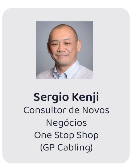 Portrait of Sergio Kenji, Consultor de Novos Negócios, One Stop Shop (GP Cabling)