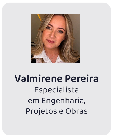 Valmire Pereira — Especialista em Engenharia, Projetos e Obras. Portrait photo.