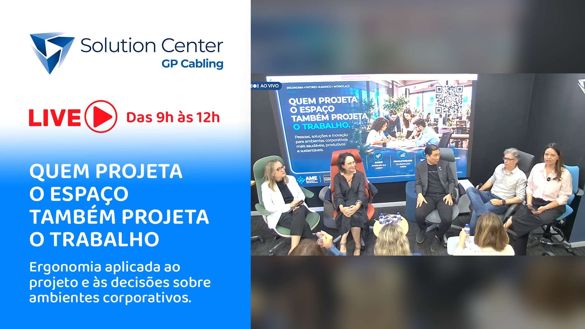  Painel "Experiências e Desafios da Ergonomia no Ambiente Corporativo"